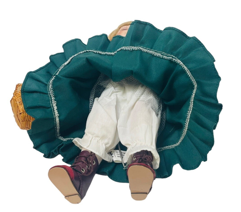 Little Red Riding Hood Doll w/Wicker Basket, Original Box Duck House Heirloom