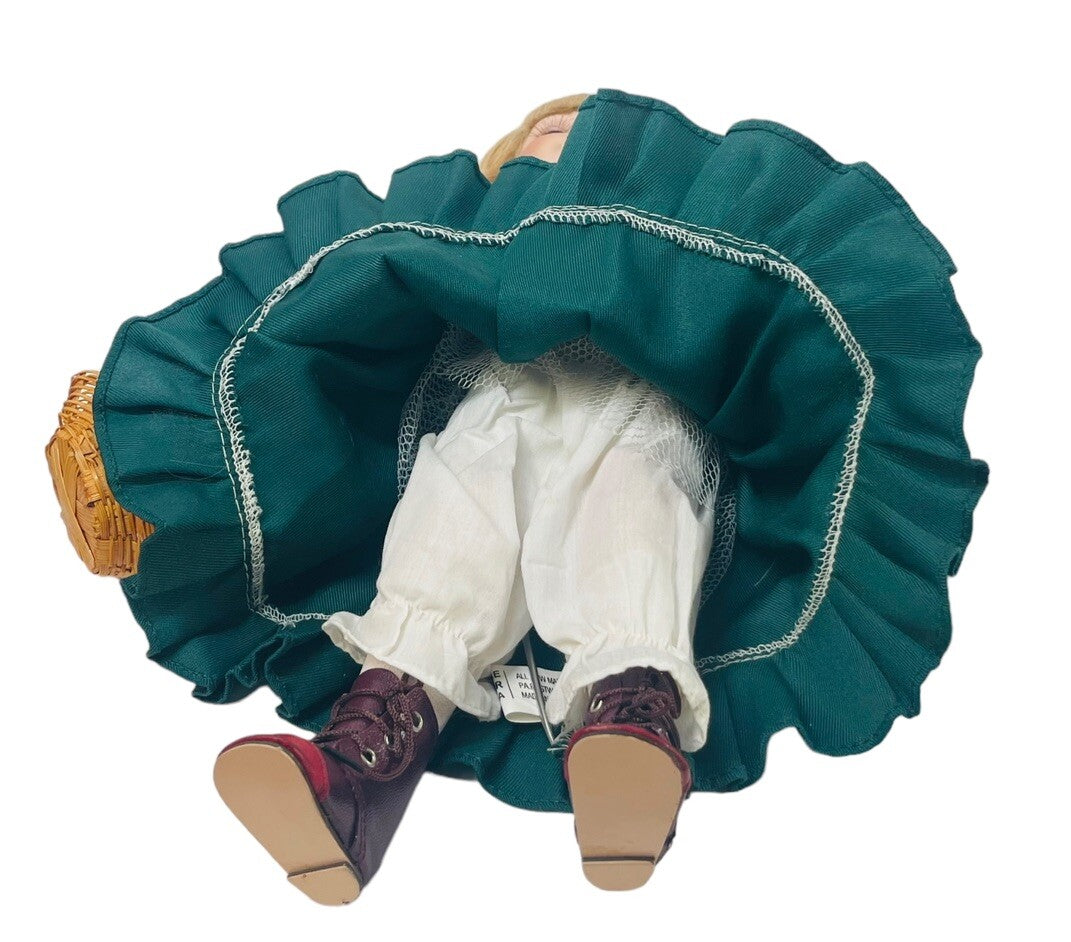 Little Red Riding Hood Doll w/Wicker Basket, Original Box Duck House Heirloom