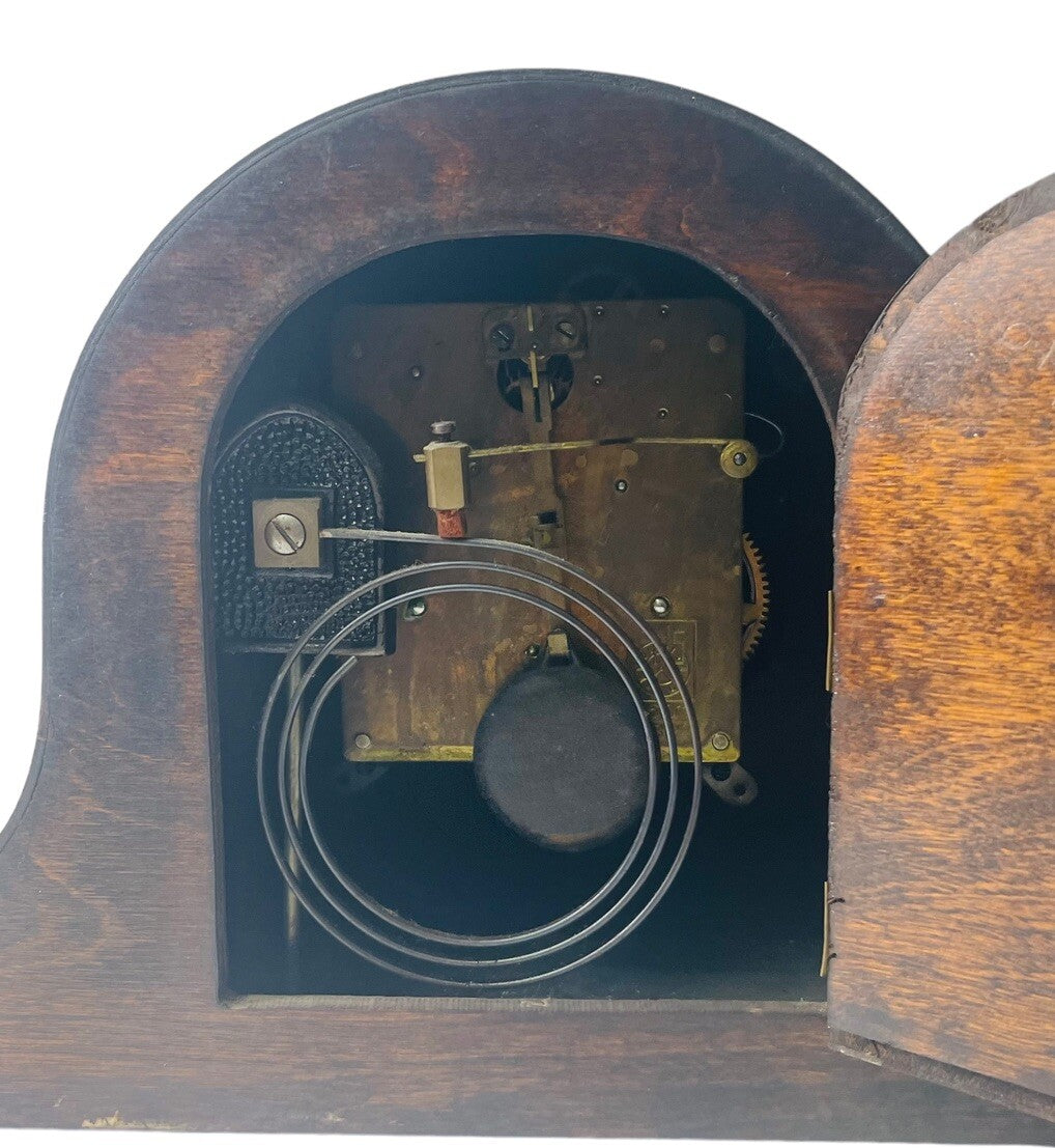 Germany Clock Cloak Pendulum Mantel Clock, (NO KEY) HERMLE FHS - VINTAGE