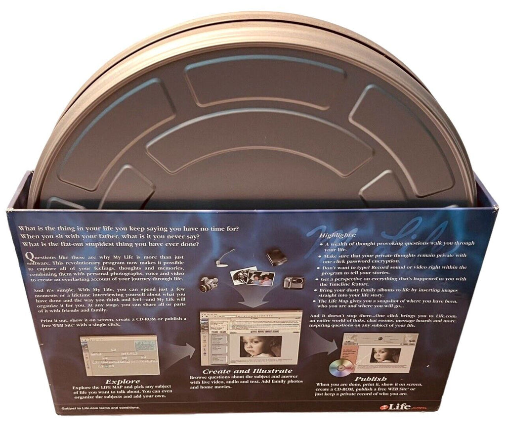 My Life Software Program (PC CD Boxed) Remember ~ Record ~ Explore - BRAND NEW