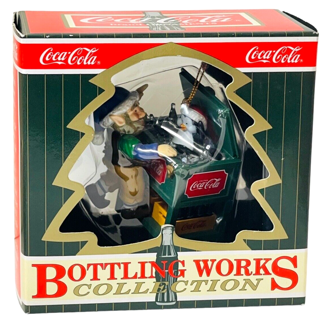 COLA-Coca Cola BOTTLING WORKS ELVES WORK TO DELIVER NORTHPOLE Ornament