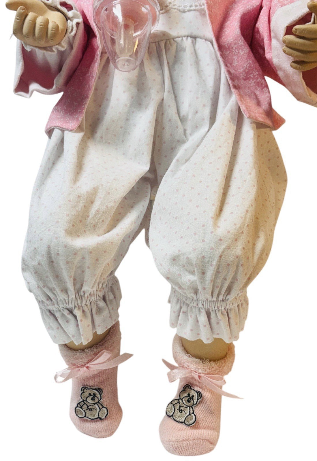 RARE DES PUPPENED KUNSTARCHIV PORCELAIN DOLL BABY 22'' TALL 3LBS WT. BY: S SAURT
