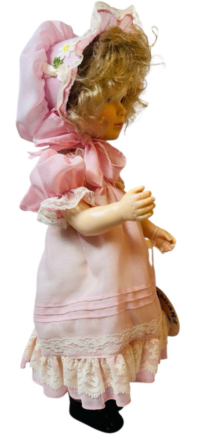 1984 Effanbee Doll LAUREL #7484 by Artist Jan Hagara, w/Blonde Hair, & Arm Tag