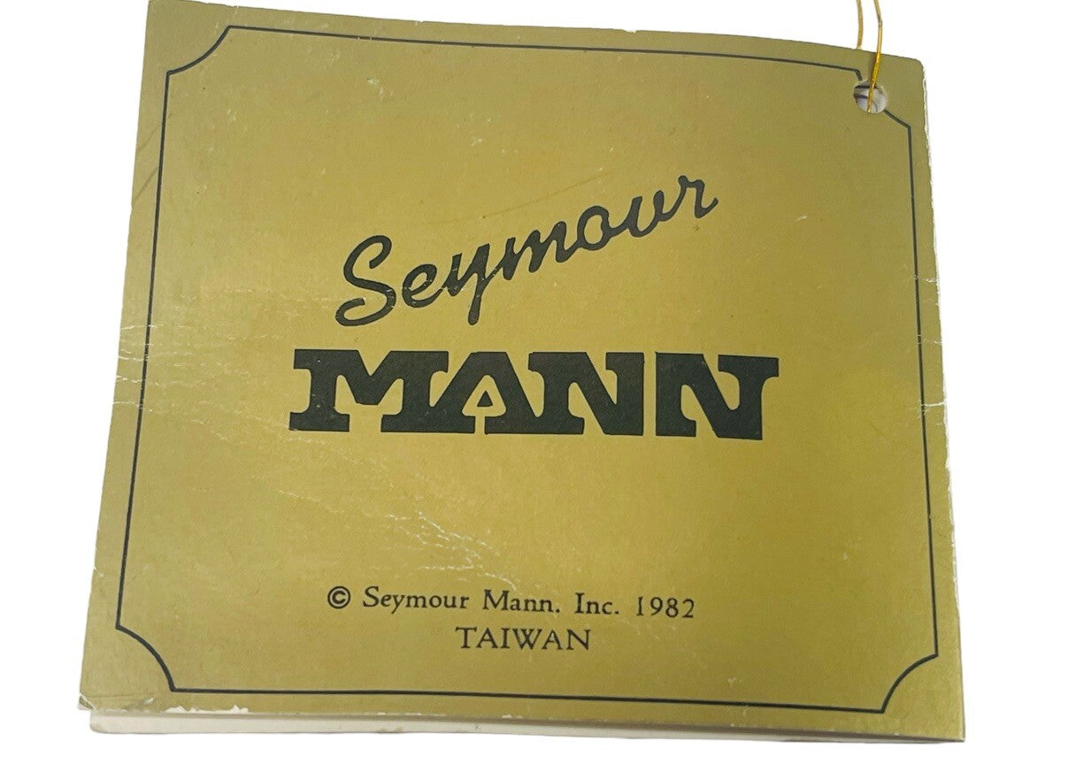Seymour Mann 1982 Doll, Collectible 12'' ANTIQUED HAND PAINTED/HAND SEWN.