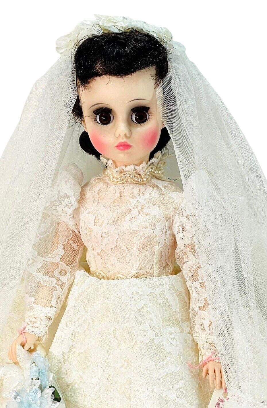 Madame Alexander DOLL 17" ELISE BRIDE #1685 ~ Brown Hair/Blue Eyes.