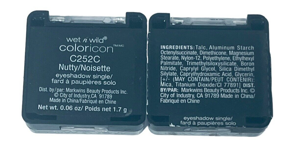 Assortments of 7 Eyeshadows & Andrea Ultra Quick Eye Makeup Remover Pads