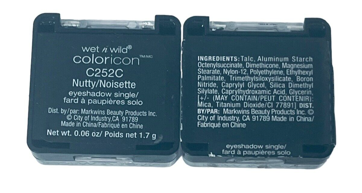 Assortments of 7 Eyeshadows & Andrea Ultra Quick Eye Makeup Remover Pads