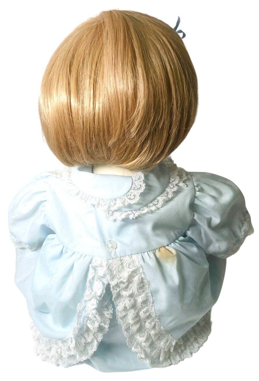 SWEET LIFELIKE Porcelain Blonde Doll (L 20"XW 10"~Wt 4.7lbs) Wears 6mth Clothing