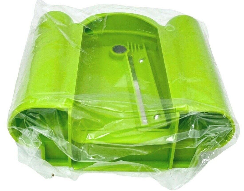 BRIEFTONS Vegetable Cutter Spiralizer 3-Interchangable Blade Styles Green-Manual