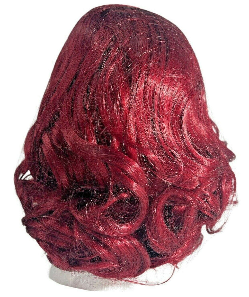 BRAND NEW 2-Tone Ombre Wig 12” (Black & Wine Red) Temperature Fiber Synthetic