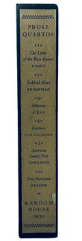 1930 PROSE QUARTOS New York, Book Set ~ Volume 1-6 Published by Random House