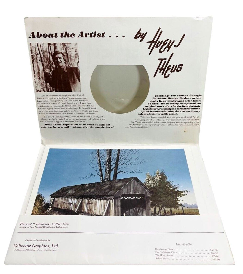 Huey J Theus  PAST REMEMBERED COLLECTIBLE GRAPIC SERIES ~ EXCELLENT CONDITION