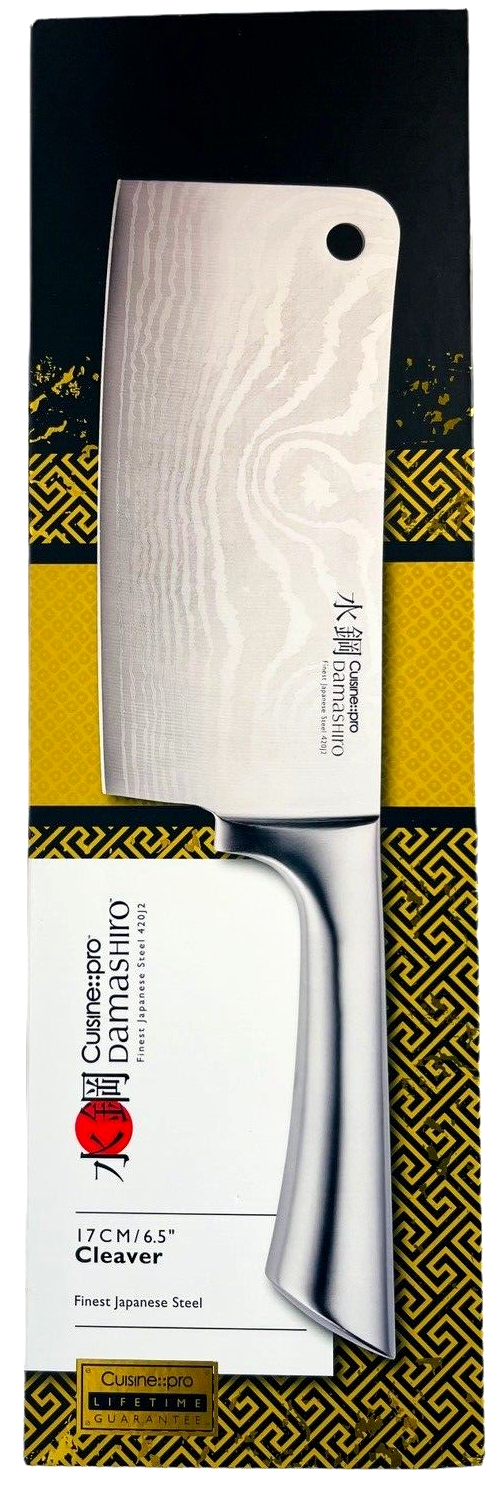 Cuisine Pro Japanese Cleaver 6.5 inch ~ Damashiro Finest Japanese Steel