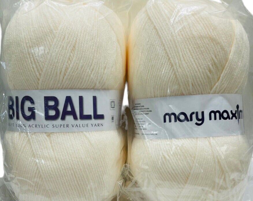 Mary Maxim Yarn “2-EGGSHEL-459802" 100% Acrylic Approx. 850 yds~777 m