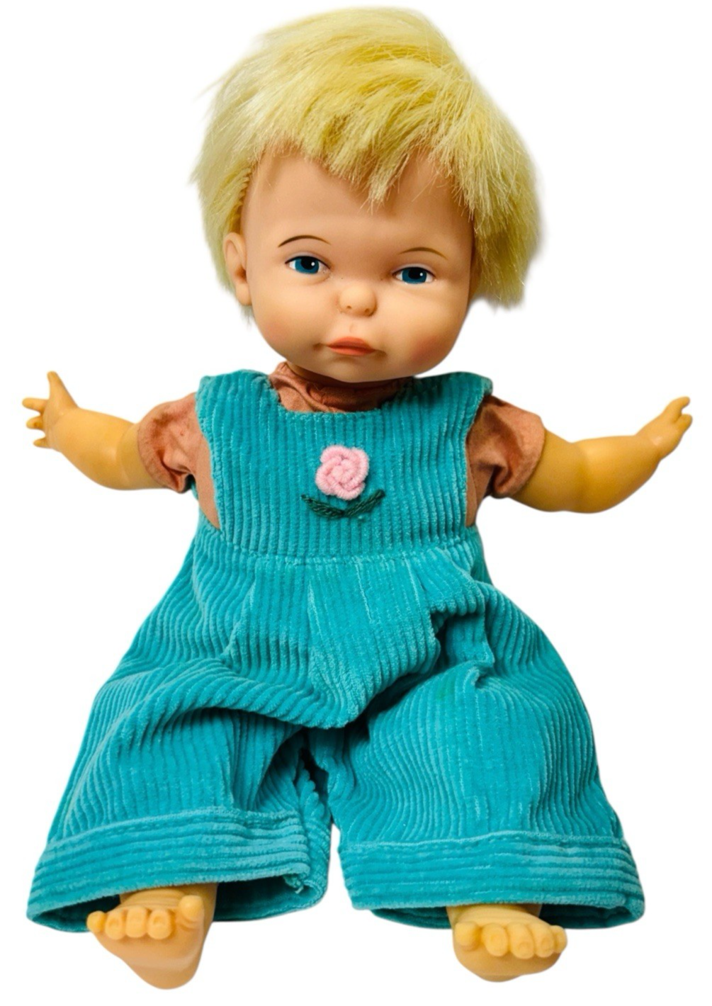 Vintage 9" Vinyl/Cloth Ideal TT-9-H108 Thumbelina Doll 1967 Japan "LIFELIKE".