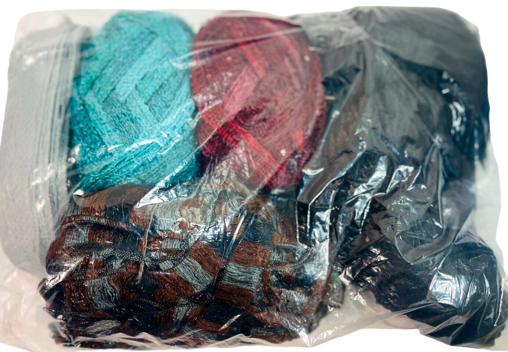 100% Mix Fibers Yarn Make 5-Scarves Net Weight 16 Oz. Fashion Pack