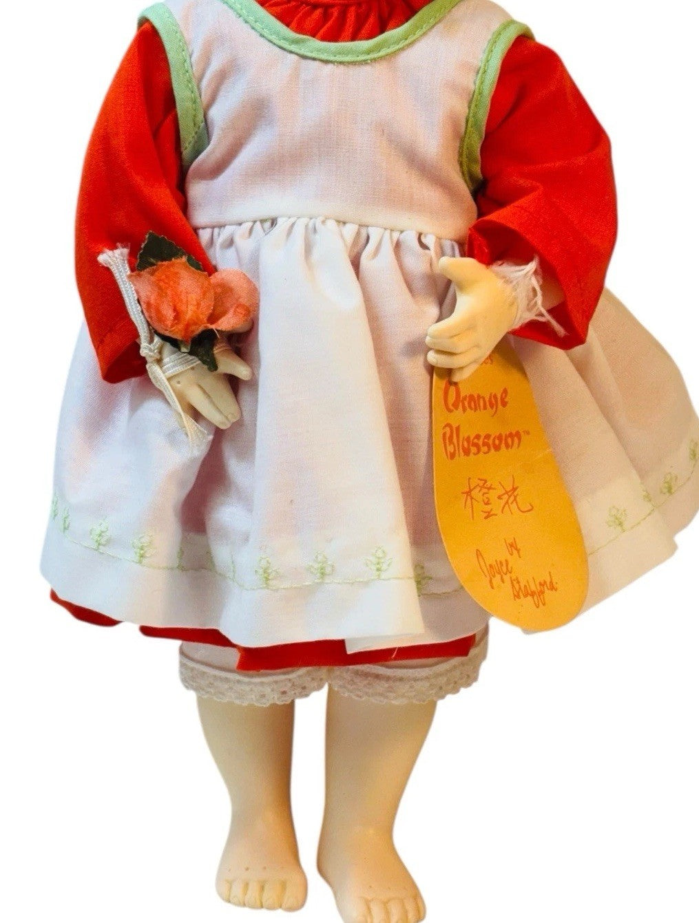 13" Effanbee Oriental Orange Blossom Doll Designed By Doll Artist Joyce Stafford