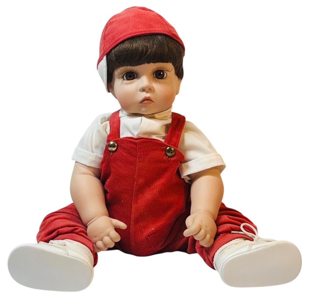 TERRI DEHETRE LEGACY DOLLS 20" BOY PEANUT VINYL BABY DOLL, Weigh 3.10 Lbs.