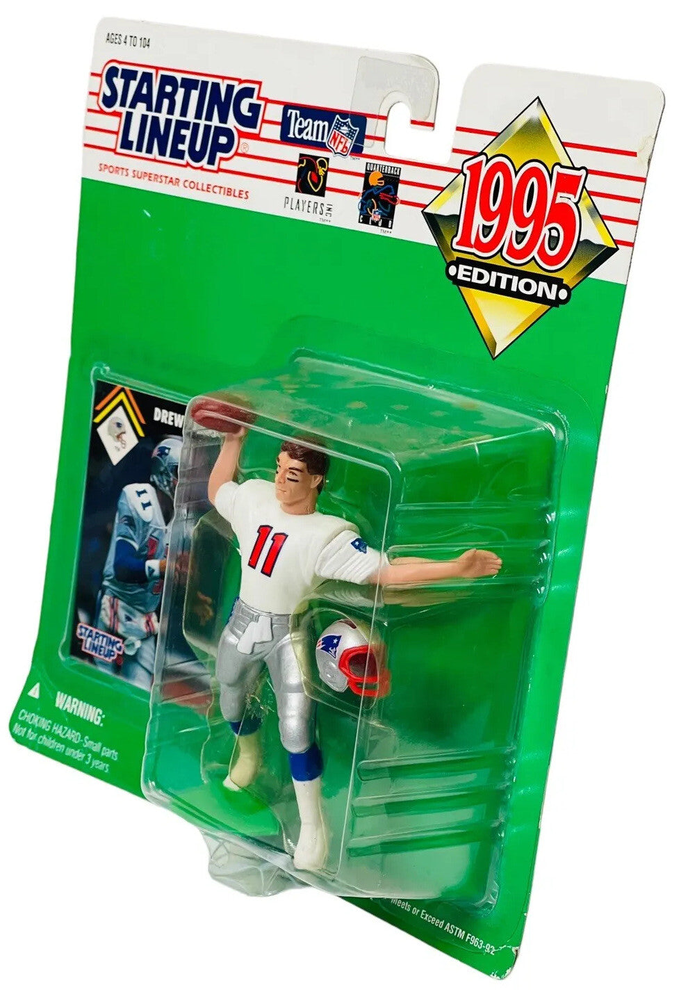 Football Figures Includes: Players Card & Helmet-1995 Starting Lineup-BRAND NEW