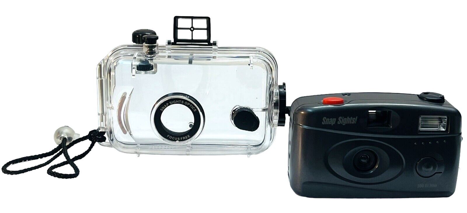 30mm Camera Snaps Sight Optics 100ft.  w/Waterproof Clear Case ~ Fucus Free