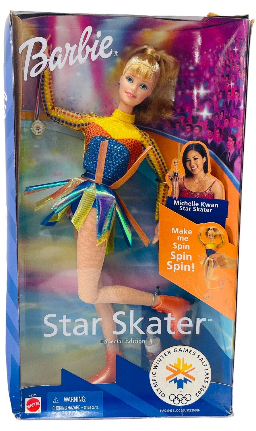 Barbie Star Skater Special Edition 1997 Barbie Olympic Winter Games NON-MINT BOX