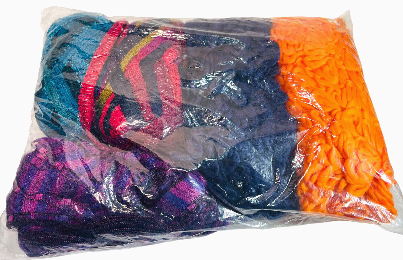 100% Mix Fibers Yarn Make 5-Scarves Net Weight 16 Oz. Fashion Pack