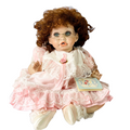 Duncan's Doddle Dan Musical Doll 20" Porcelain w/2-Front Teeth & Glasses VINTAGE