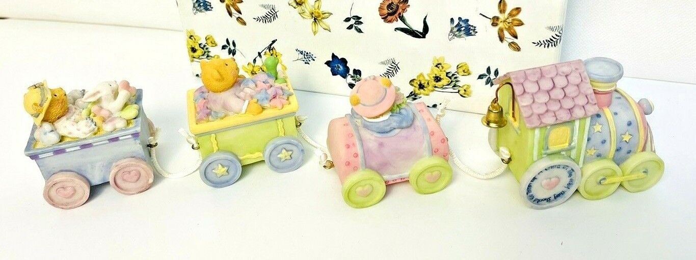 Porcelain Train Set Figurine "Faith-Hope-Love" Rasche Dicksons© 2003 - MINT