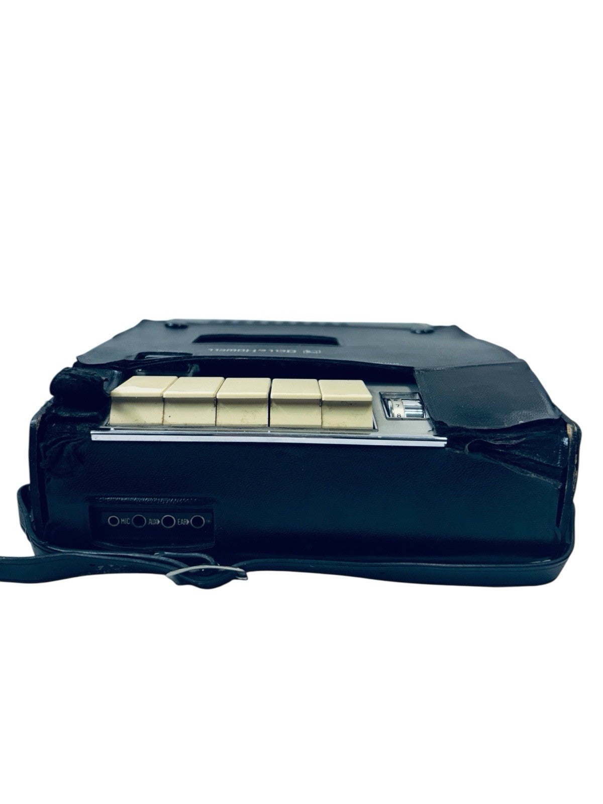 BELLE HOWELL CASSETTE RECORDER MODEL 294 D w/COVER CARRYING CASE TESTED/WORKS