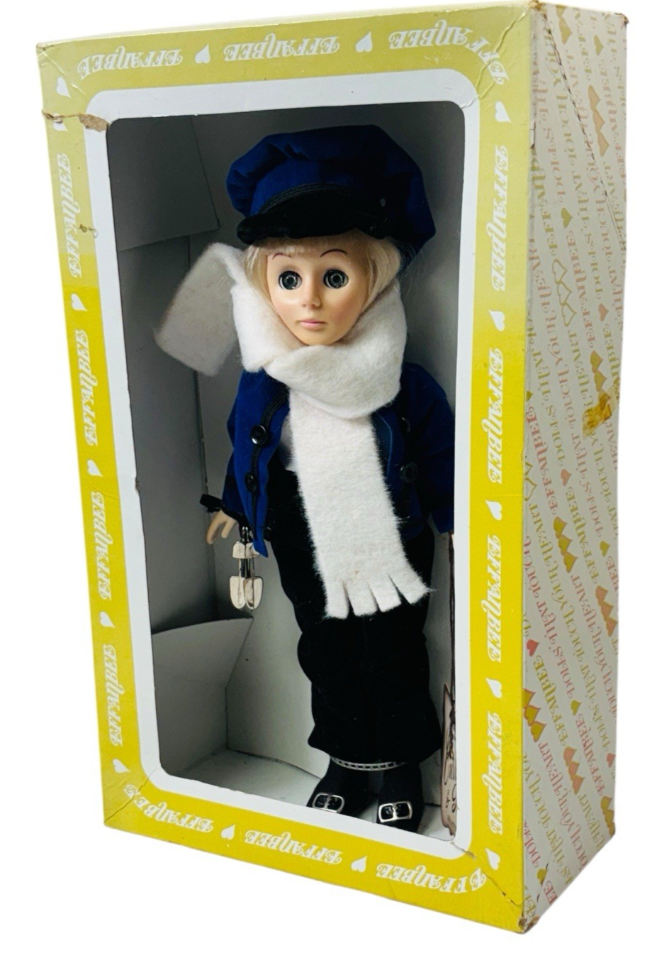 Effanbee Skater Doll from the Currier & Ives Collection #1251 Vintage 12"  D1