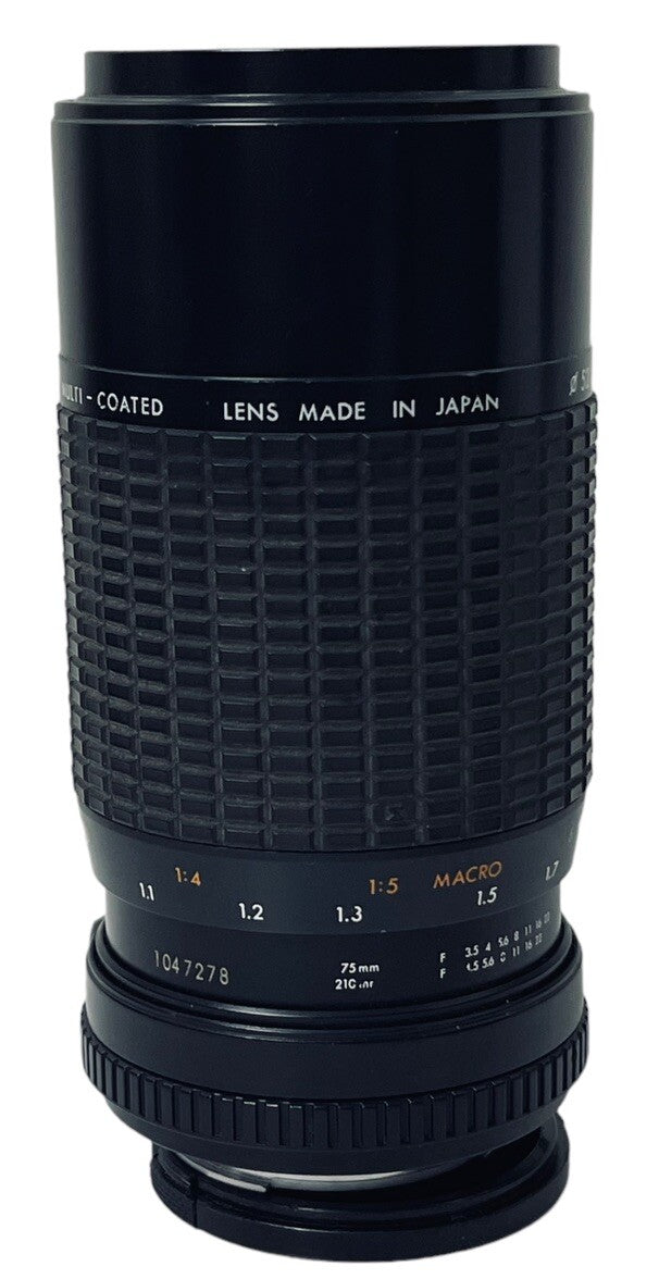 Multi-Coated Lens 52mm ZOOM-K III 1:3.5-4.5 f=75-210mm for Minolta SLR SIGMA