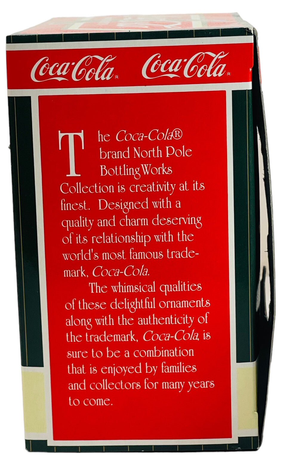 COLA-Coca Cola BOTTLING WORKS ELVES WORK TO DELIVER NORTHPOLE Ornament