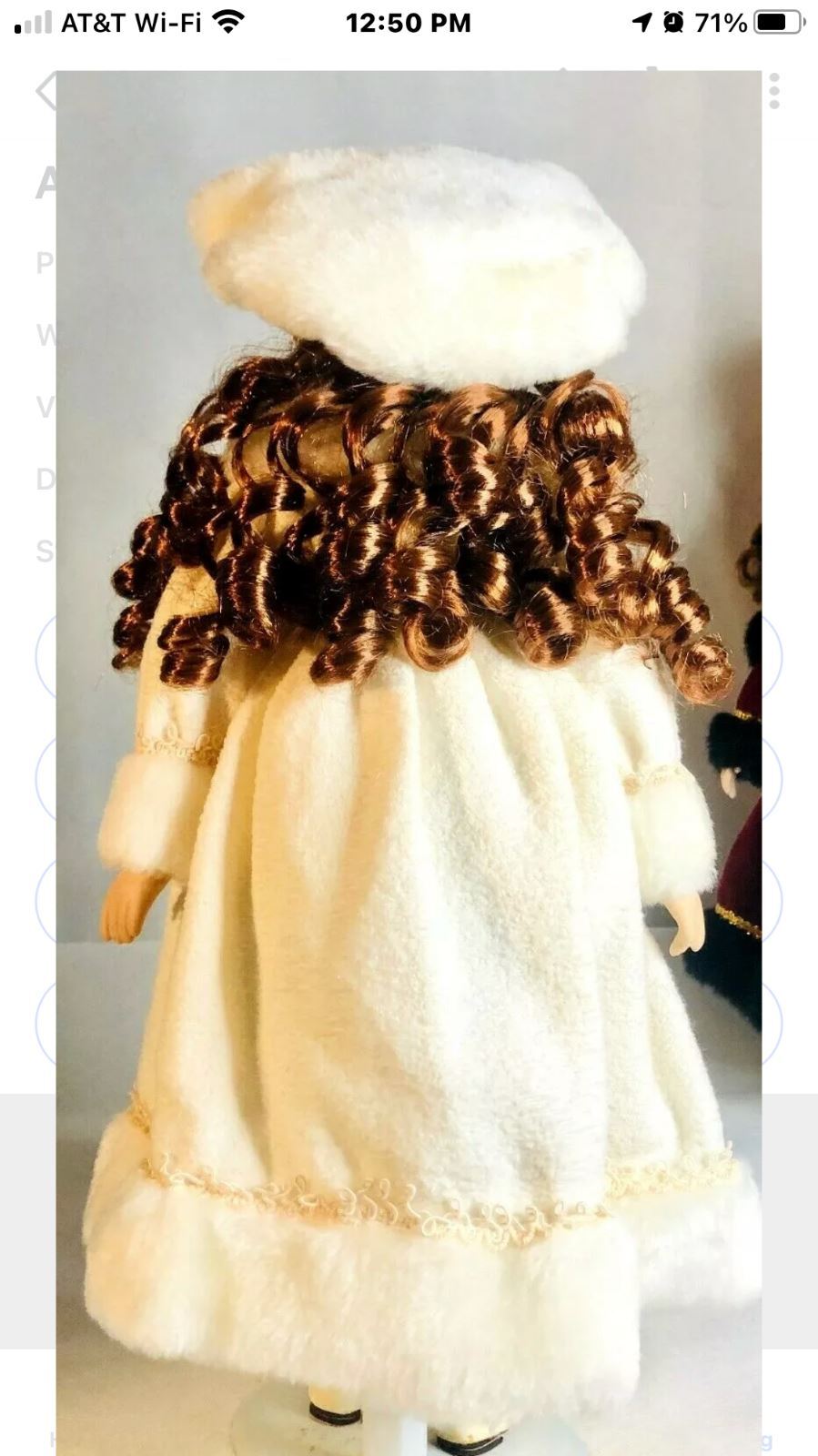 Limited Edition Porcelain Doll 2001 Emily Elizabeth w/Long Curly Hair Design PS
