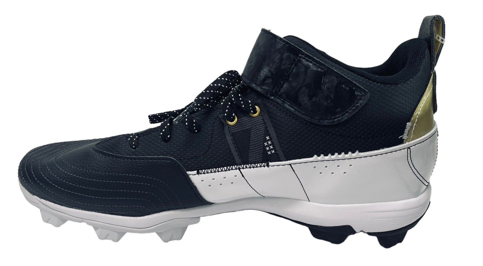 Black Under Armour Baseball Cleats Mens Sz. 14 Mid RM Shoes -Harper 3025587-001
