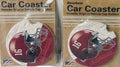 LOT OF 4 UNIVERSITY OF ALABAMA CAR COASTERS OFFICIAL LICENSE ABSORBENT 2 1/2" RD