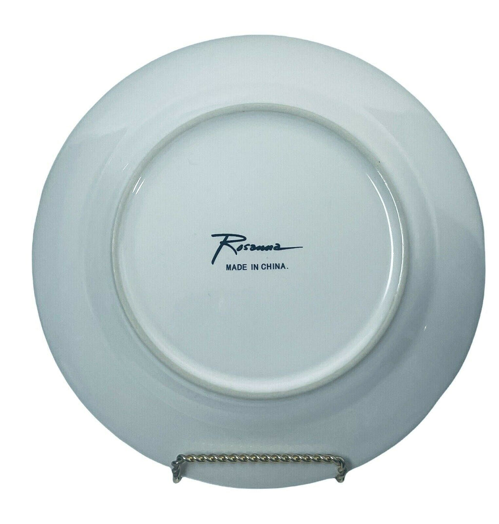 ROSANNA DECORATIVE DESSERT PLATES~SPECIALITE HUILE D’OLIVE SET-4 COLLECTION