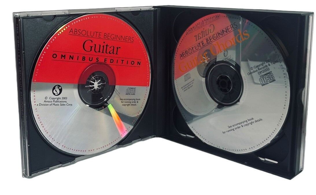 Guitar Course (2CDs & DVD) Complete Absolute Beginners EXCELLENT CONDITION