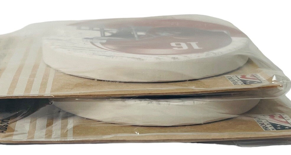 LOT OF 4 UNIVERSITY OF ALABAMA CAR COASTERS OFFICIAL LICENSE ABSORBENT 2 1/2" RD