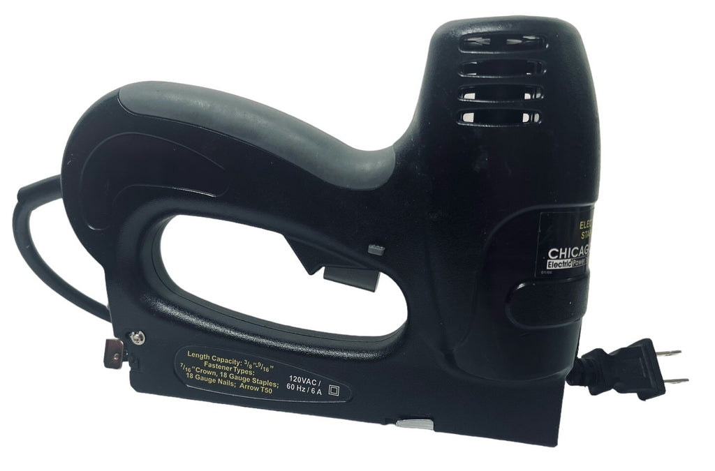 Electric Nailer Stapler/Nail Fastener 3-in-1 Chicago 93749, 120VAC/60Hz