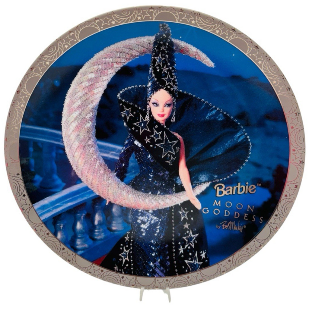 Vintage 1996 Barbie Enesco Moon Goddess Collectors 8" Plate by Bob Mackie #4008