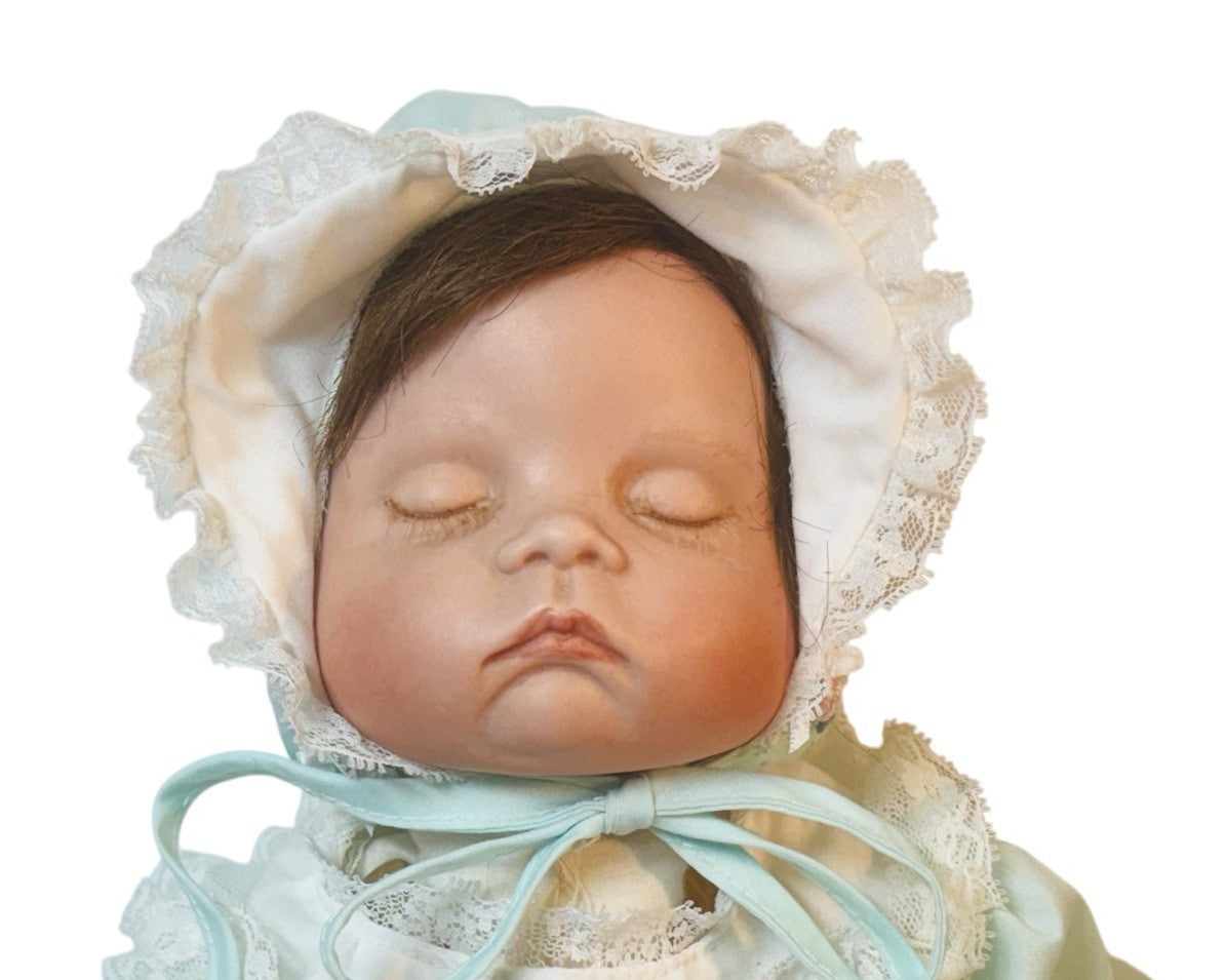 Sugar Britches Boots Tyner 1986 Porcelain Baby Doll 18" Sleeping Baby 3.5Lbs.