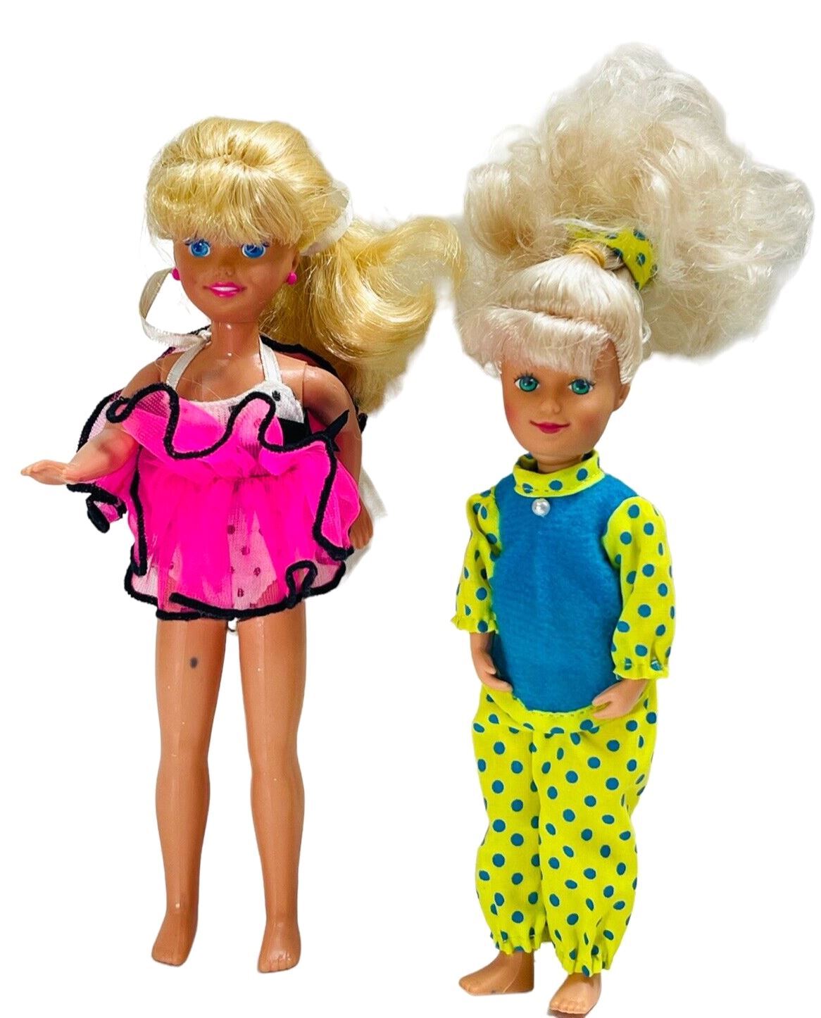 Mattel Dolls, 1991 Stacie Littlest Sister of Barbie & 1990 Kid Kore