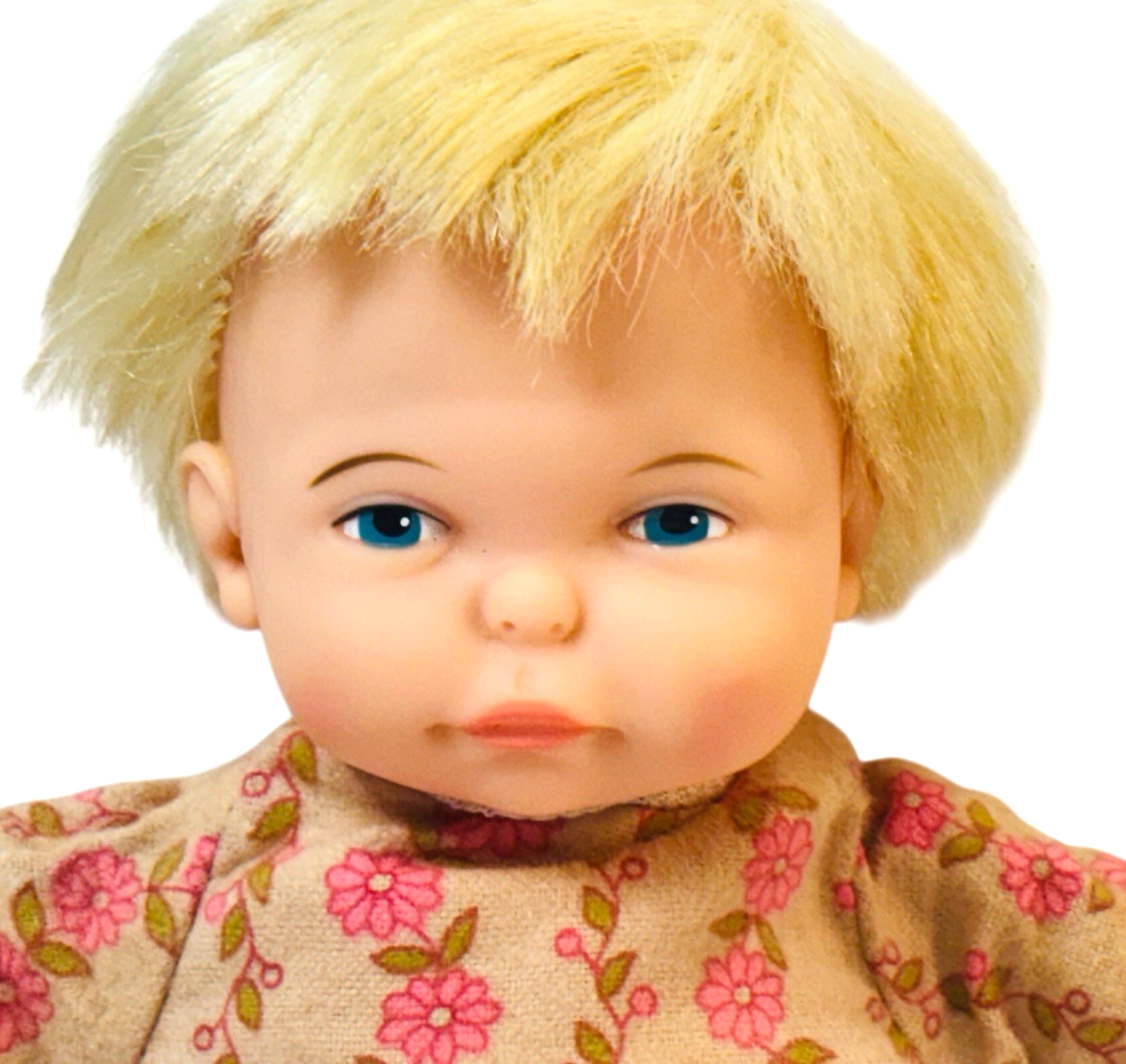 Vintage 9" Vinyl/Cloth Ideal TT-9-H108 Thumbelina Doll 1967 Japan "LIFELIKE".