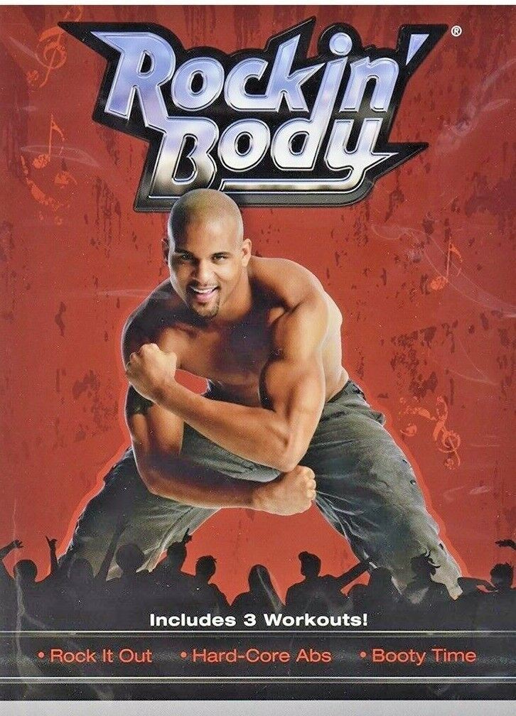 Rocky Body HARD CORE Workouts - ABS - BOOTY TIME" (3-DVDs) Rockin' NEW