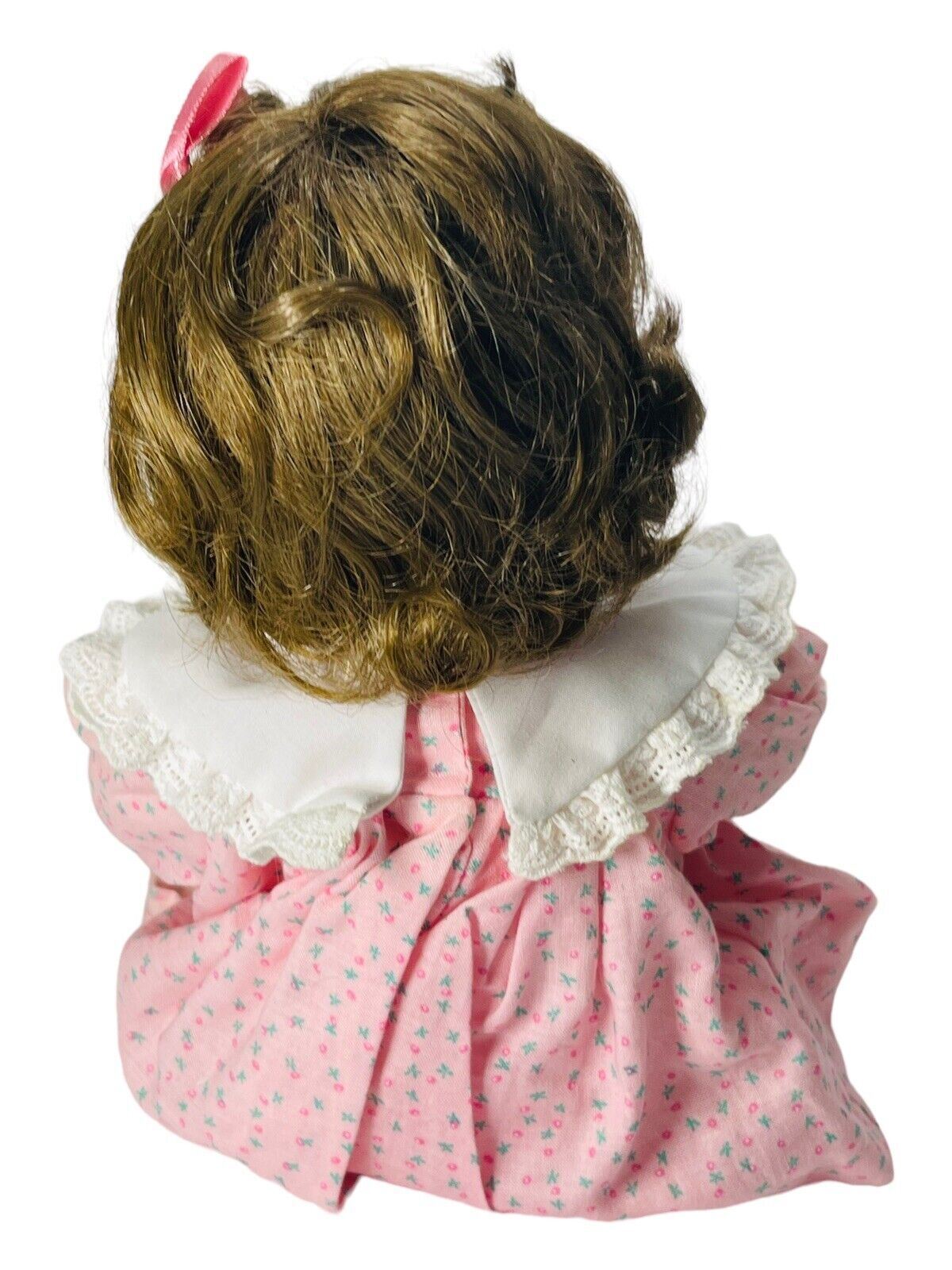 PORCELAIN DOLL KAITLYN w/Teddy Bear 1993 THE ASHTON-DRAKE GALLERIES No. 2444 FB