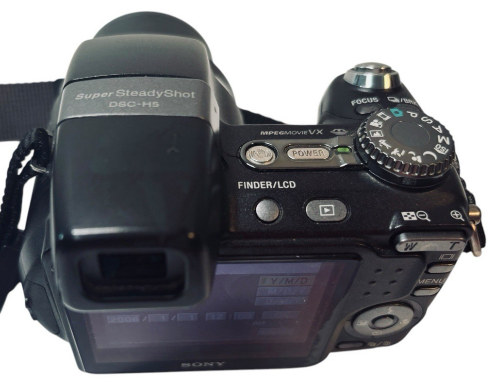 Sony Cybershot Super Steady Shot DCS-H1 5.1MP 12X Optical Zoom ~ TESTED~WORKS