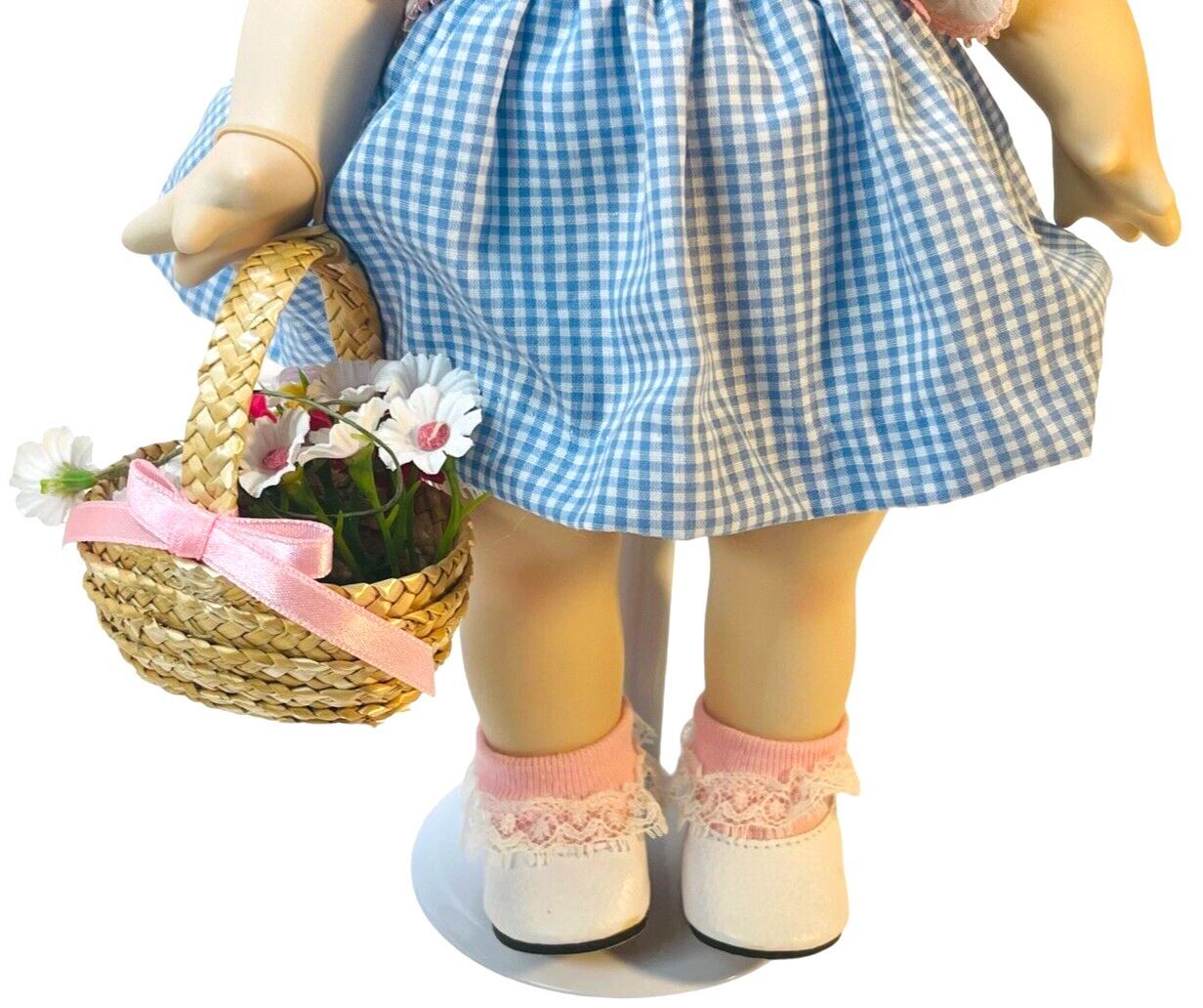 KEWPIE PORCELAIN DOLL 11” ©JESCO 1997 (100% PORCELAIN) W/ORIGINAL BOX/STAND