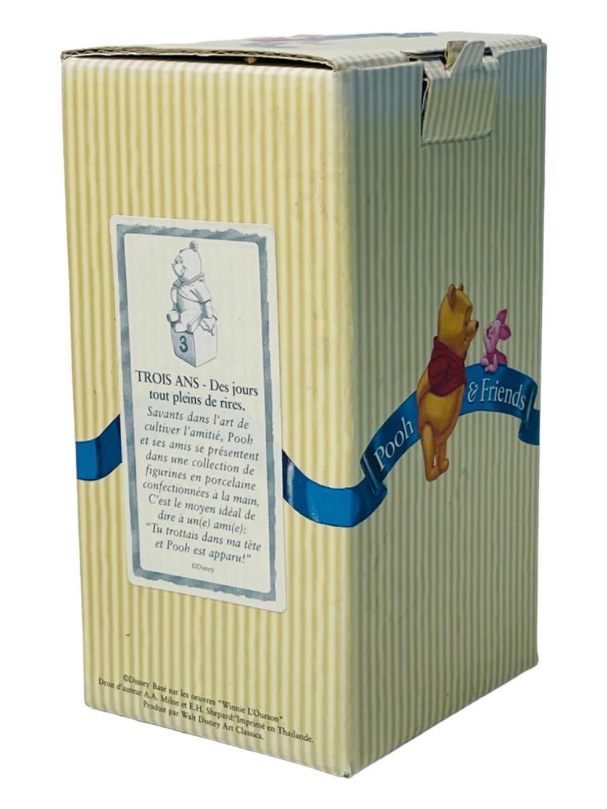 Disney WINNIE POOH Figurine - ORIGINAL BOX W/PAPERS-MINT CONDITION.