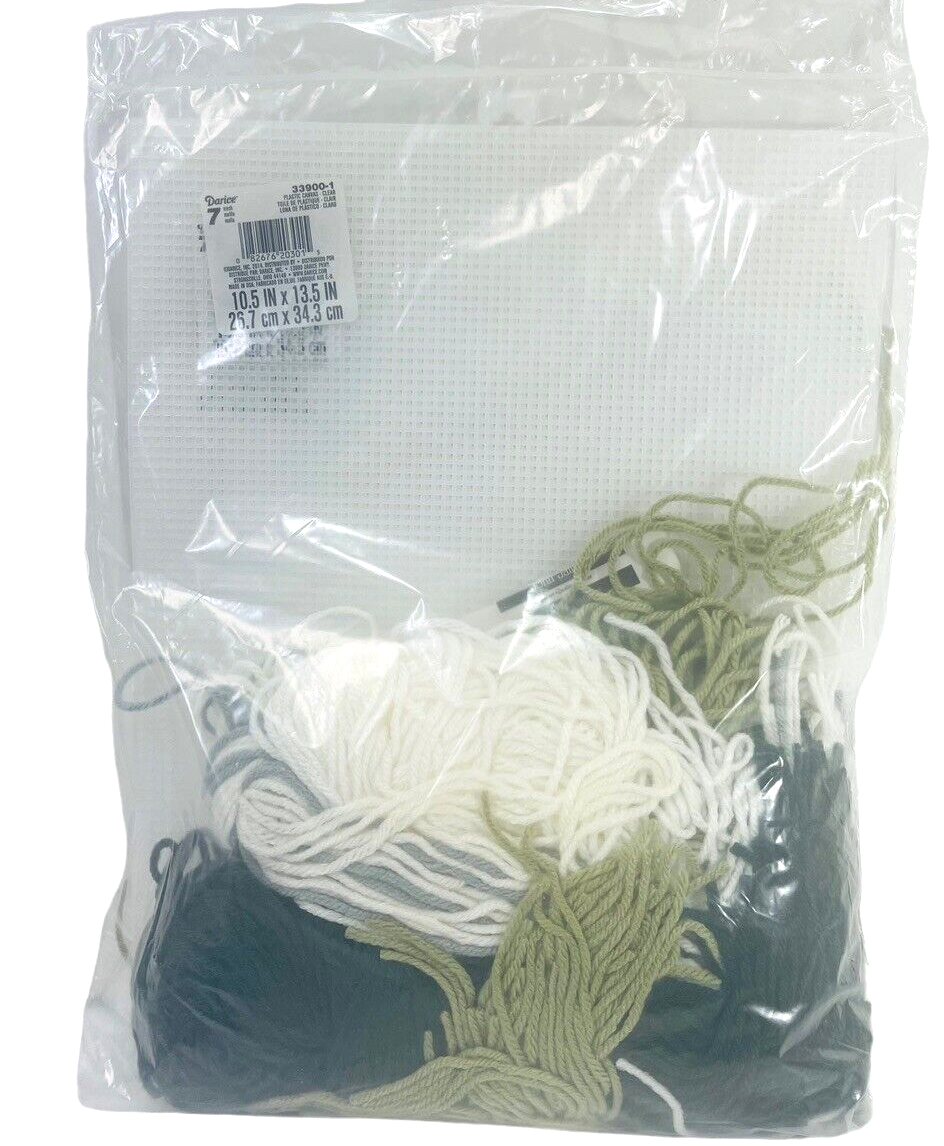Cross Needle Stitch Plastic Canvas Kit “Willow House” No. 11006.