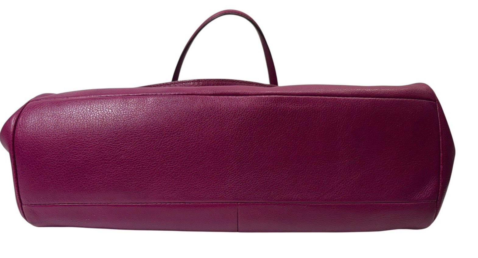 WOW Coach Madison Kimberly Carry All Leather Satchel Bag "Vibrant Magenta".